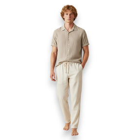 SaintGarnier™ | Classic Tone Summer Set – Short-Sleeve Shirt & Pants