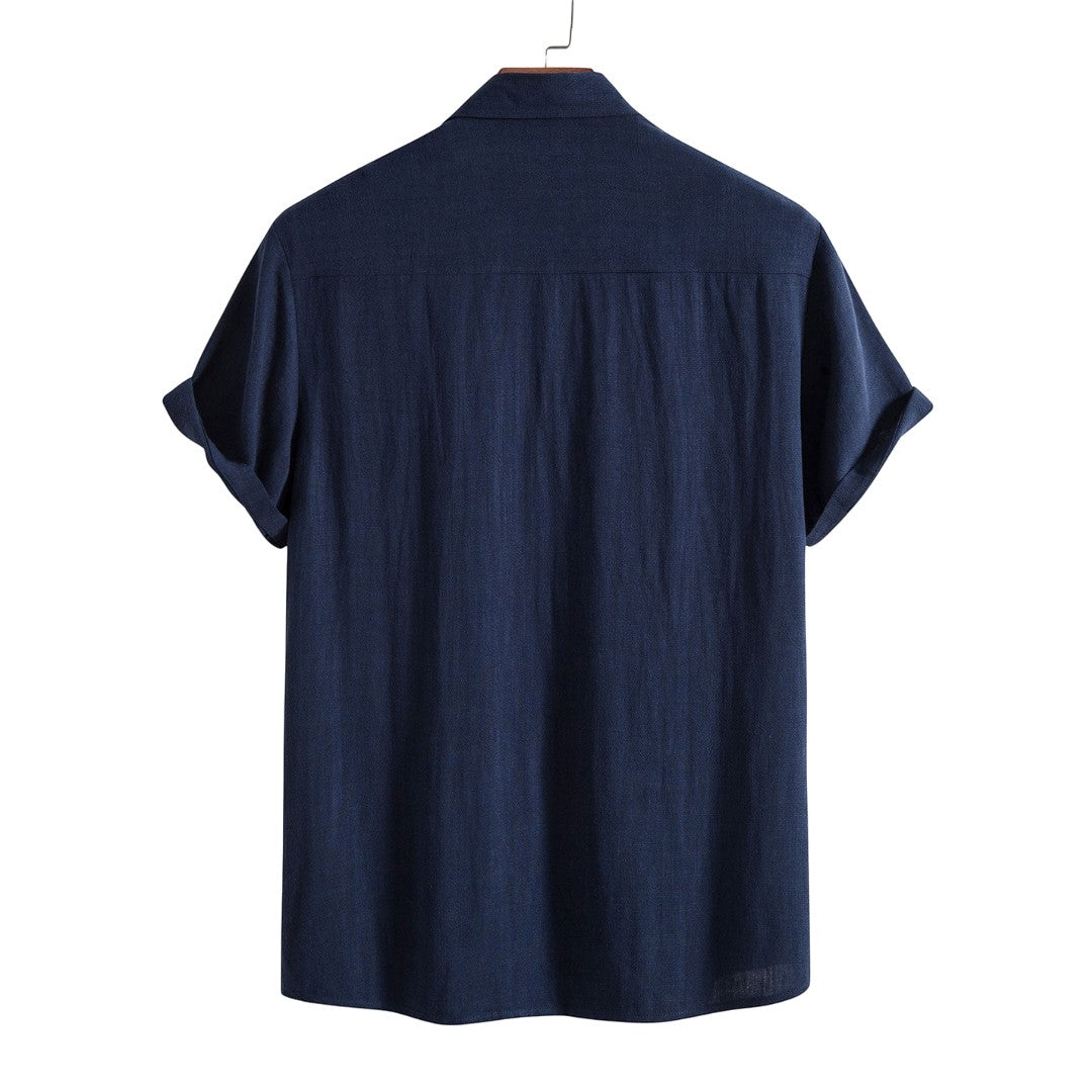 SaintGarnier™ | Classic Tone Summer Set – Short-Sleeve Shirt & Pants