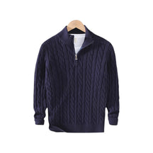 SaintGarnier™ Clément Half-Zip Knit | Premium Cotton Sweater