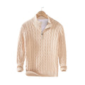 SaintGarnier™ Clément Half-Zip Knit | Premium Cotton Sweater