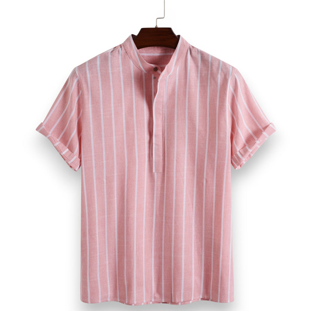 SaintGarnier™ | Coastal Stripes Summer Set – Relaxed Shirt & Pants