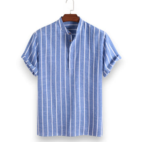 SaintGarnier™ | Coastal Stripes Summer Set – Relaxed Shirt & Pants