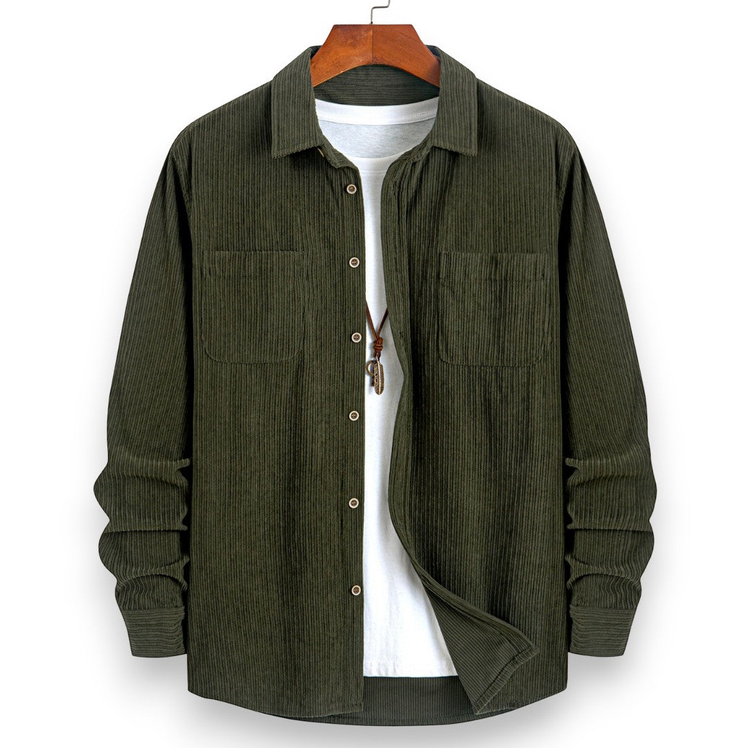 SaintGarnier™ | Corduroy Heritage Overshirt – Rugged Comfort