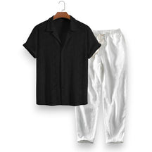 SaintGarnier™ | Earth Tone Summer Set – Relaxed Shirt & Pants