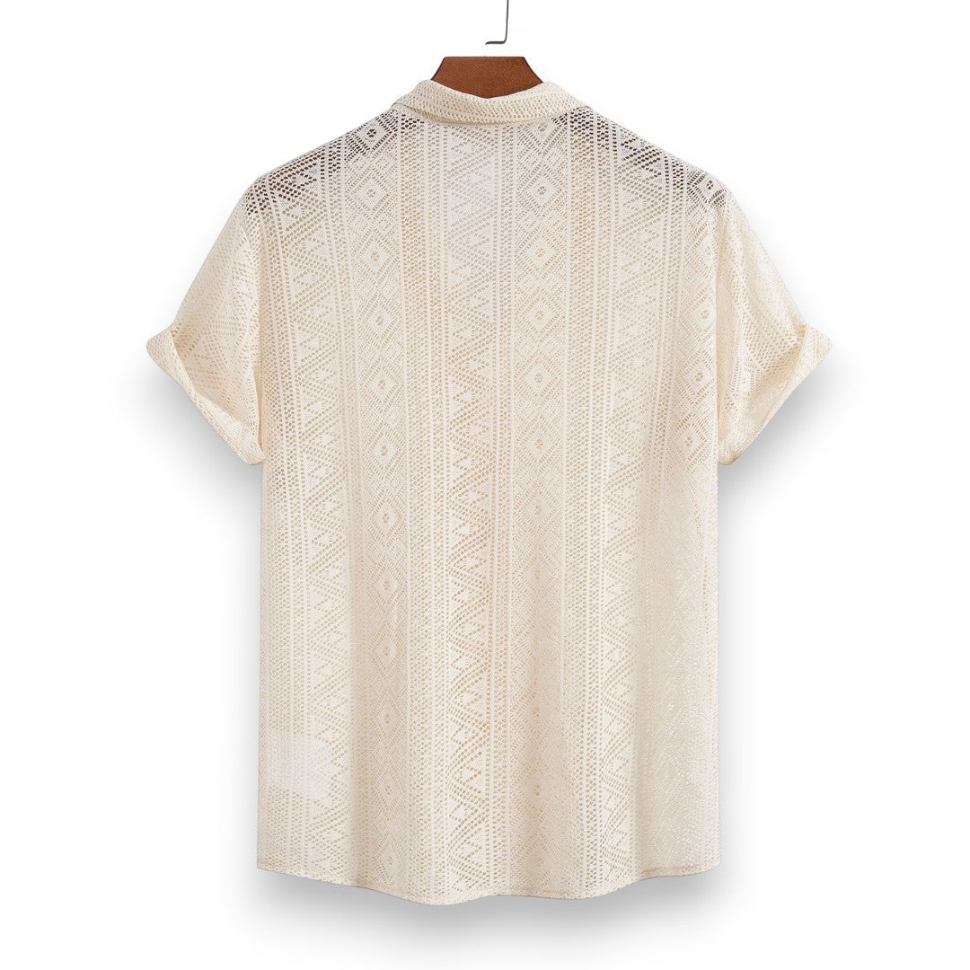 SaintGarnier™ | Earth Tone Summer Set – Relaxed Shirt & Pants