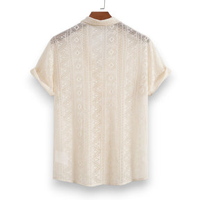 SaintGarnier™ | Earth Tone Summer Set – Relaxed Shirt & Pants