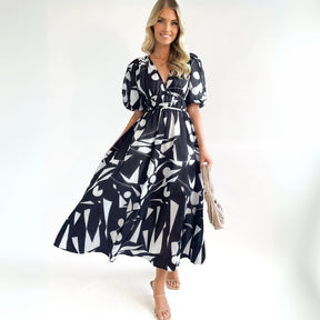 SaintGarnier™ | Elara Summer Bloom Maxi Dres