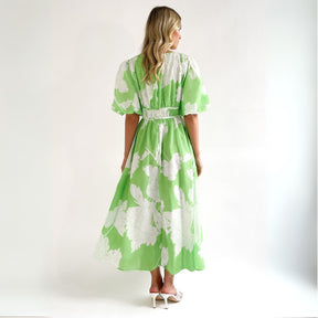 SaintGarnier™ | Elara Summer Bloom Maxi Dres