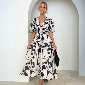 SaintGarnier™ | Elara Summer Bloom Maxi Dres