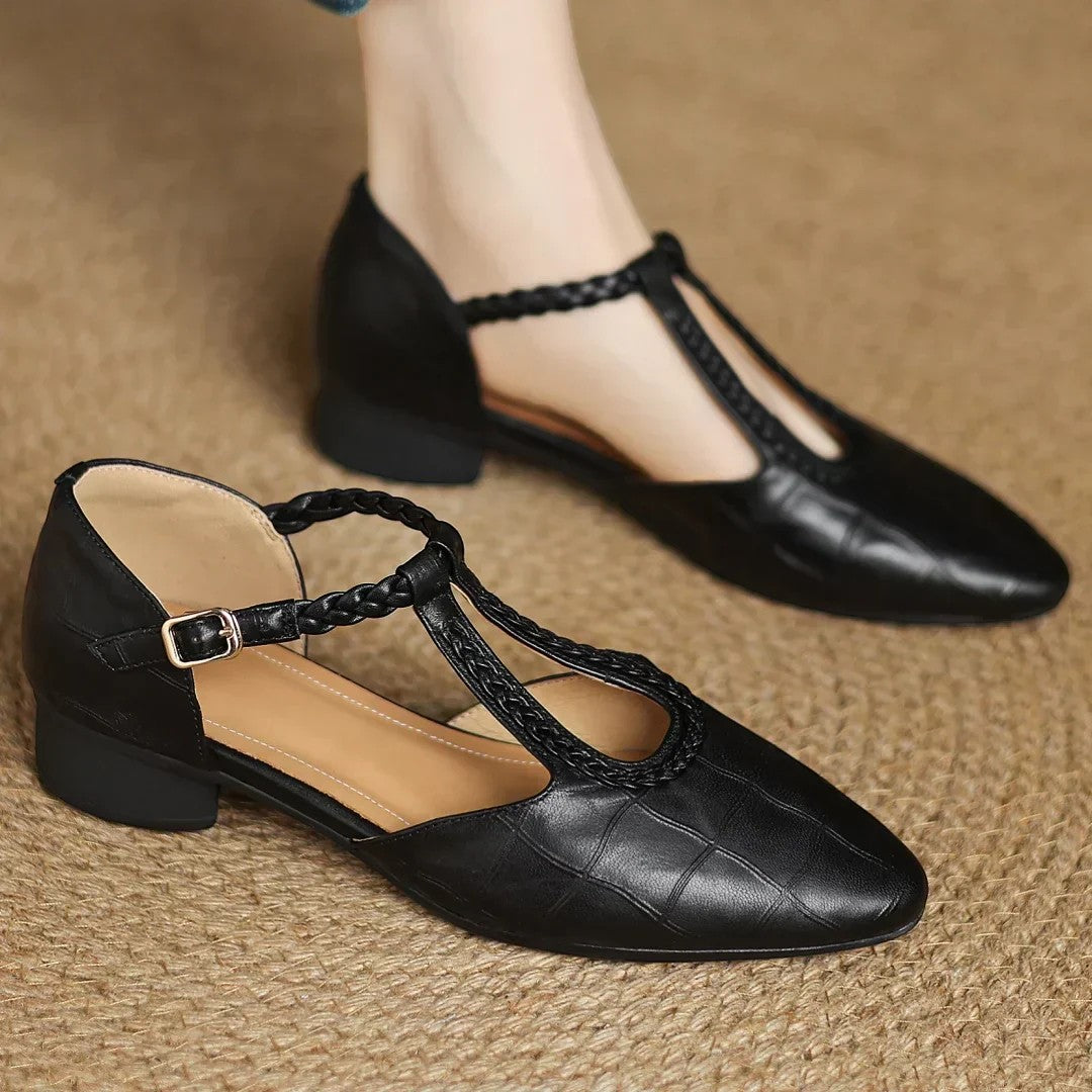 SaintGarnier™ | Elena Leatherlook Shoes