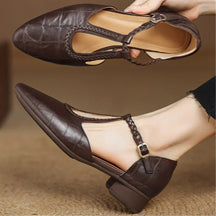 SaintGarnier™ | Elena Leatherlook Shoes