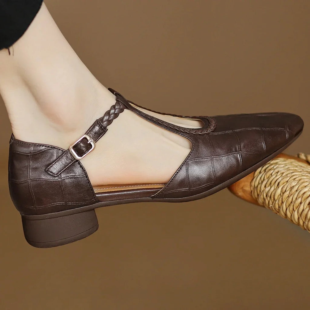 SaintGarnier™ | Elena Leatherlook Shoes