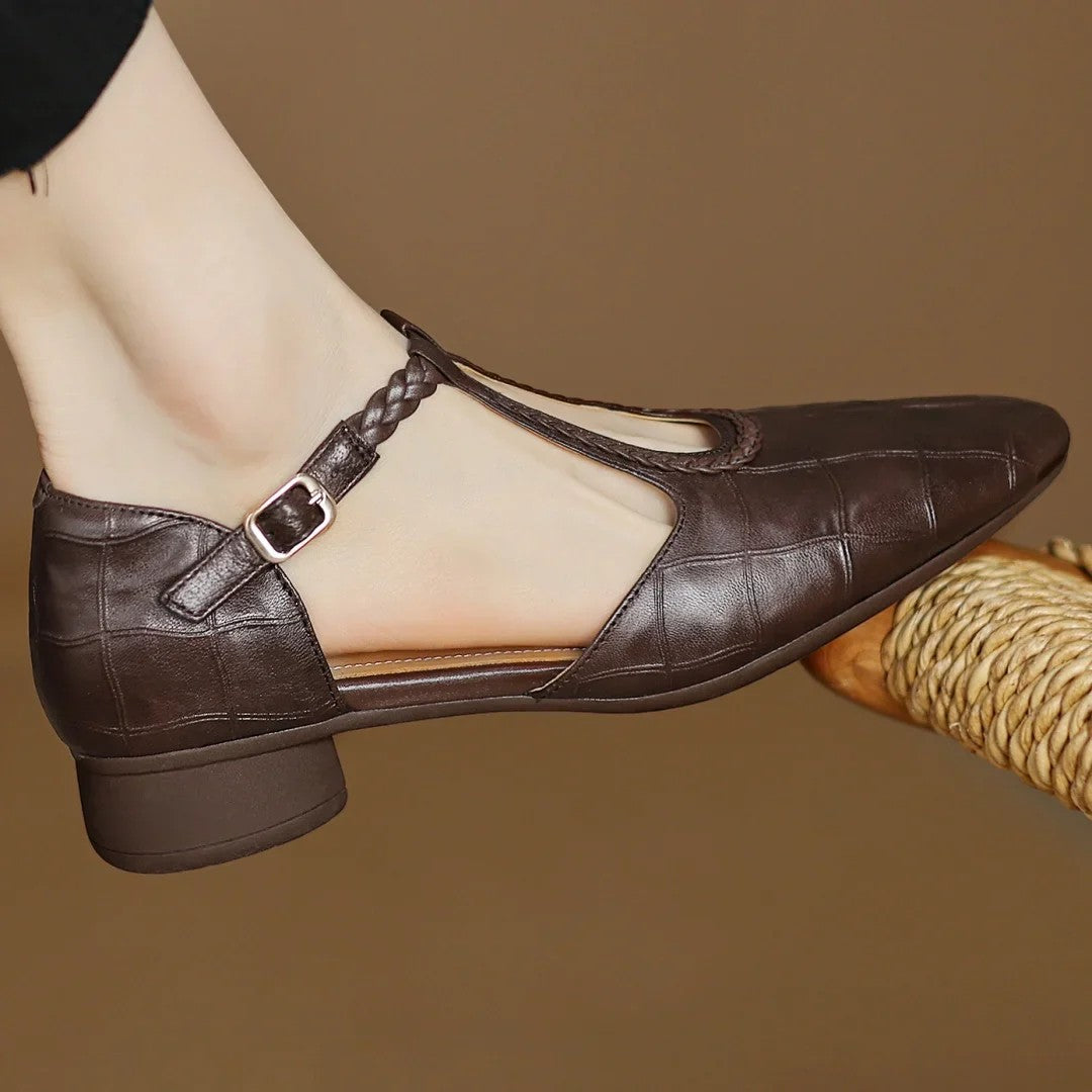 SaintGarnier™ | Elena Leatherlook Shoes