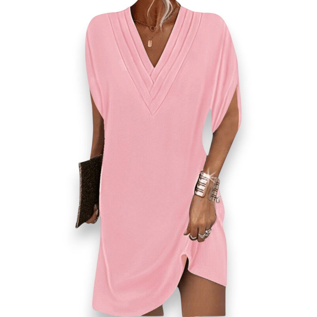 SaintGarnier™ | Élise V-Neck Dress