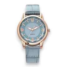 SaintGarnier™  Élise Leather Strap Quartz Watch