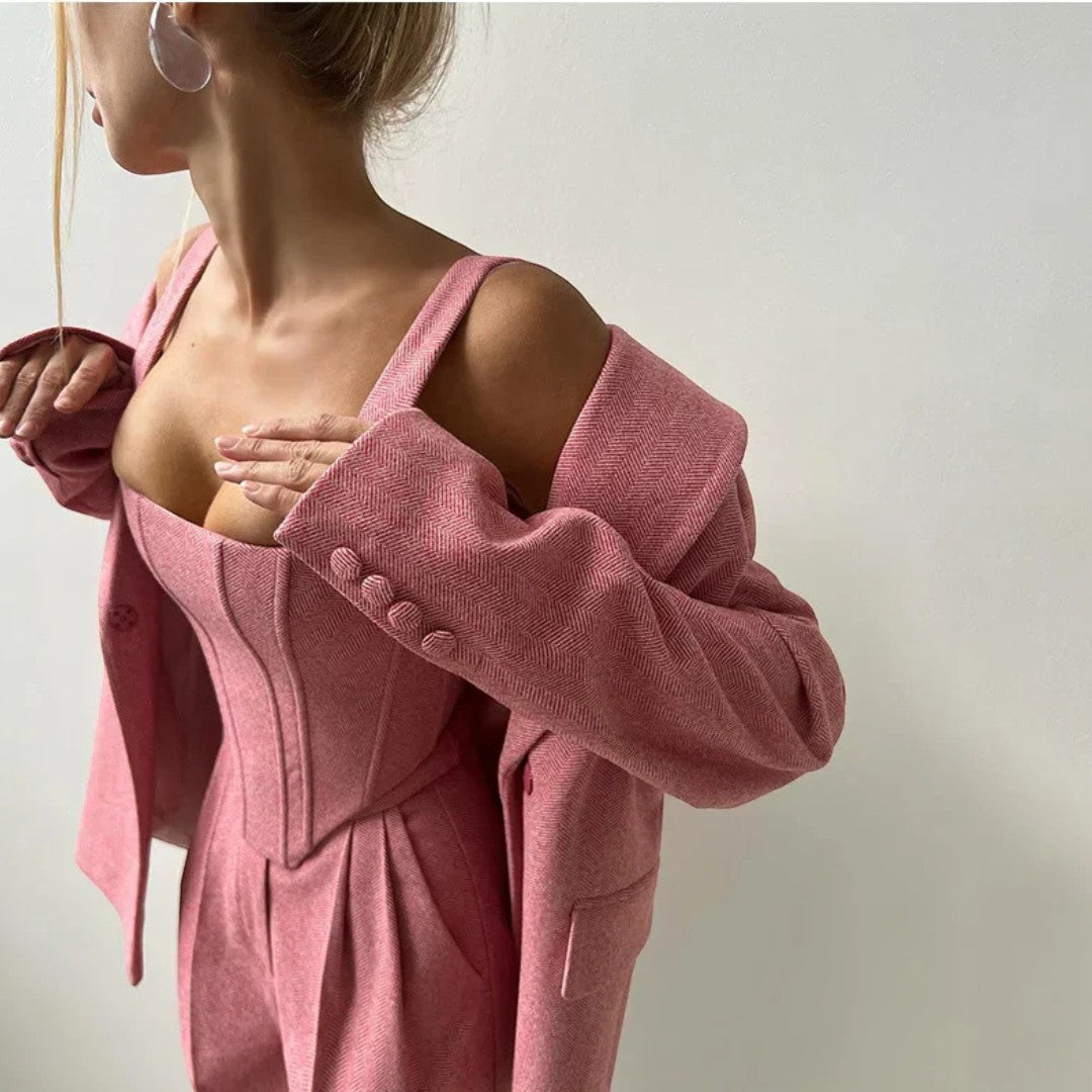 SaintGarnier™ | Étoile Power Suit Set – Bold Elegance