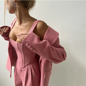 SaintGarnier™ | Étoile Power Suit Set – Bold Elegance