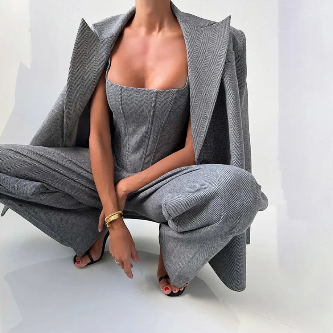 SaintGarnier™ | Étoile Power Suit Set – Bold Elegance