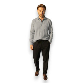 SaintGarnier™ | Executive Linen Set – Long-Sleeve Shirt & Pants