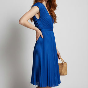 SaintGarnier™ | Fiona Pleated Midi Dress