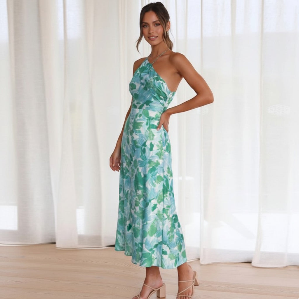 SaintGarnier™ | Fiore Floral Midi Dress