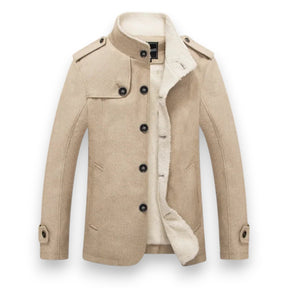SaintGarnier™ | Fleece-Lined Wool Jacket