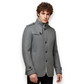 SaintGarnier™ | Fleece-Lined Wool Jacket