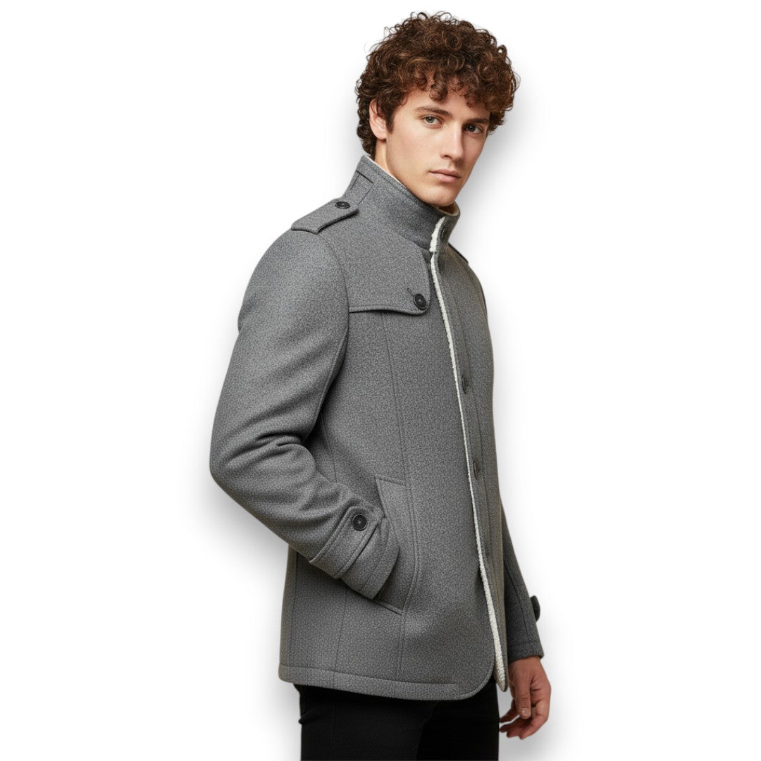 SaintGarnier™ | Fleece-Lined Wool Jacket