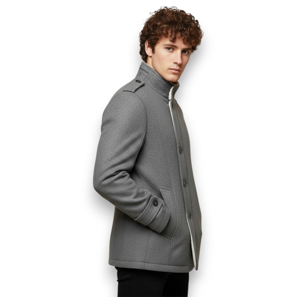 SaintGarnier™ | Fleece-Lined Wool Jacket
