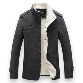 SaintGarnier™ | Fleece-Lined Wool Jacket
