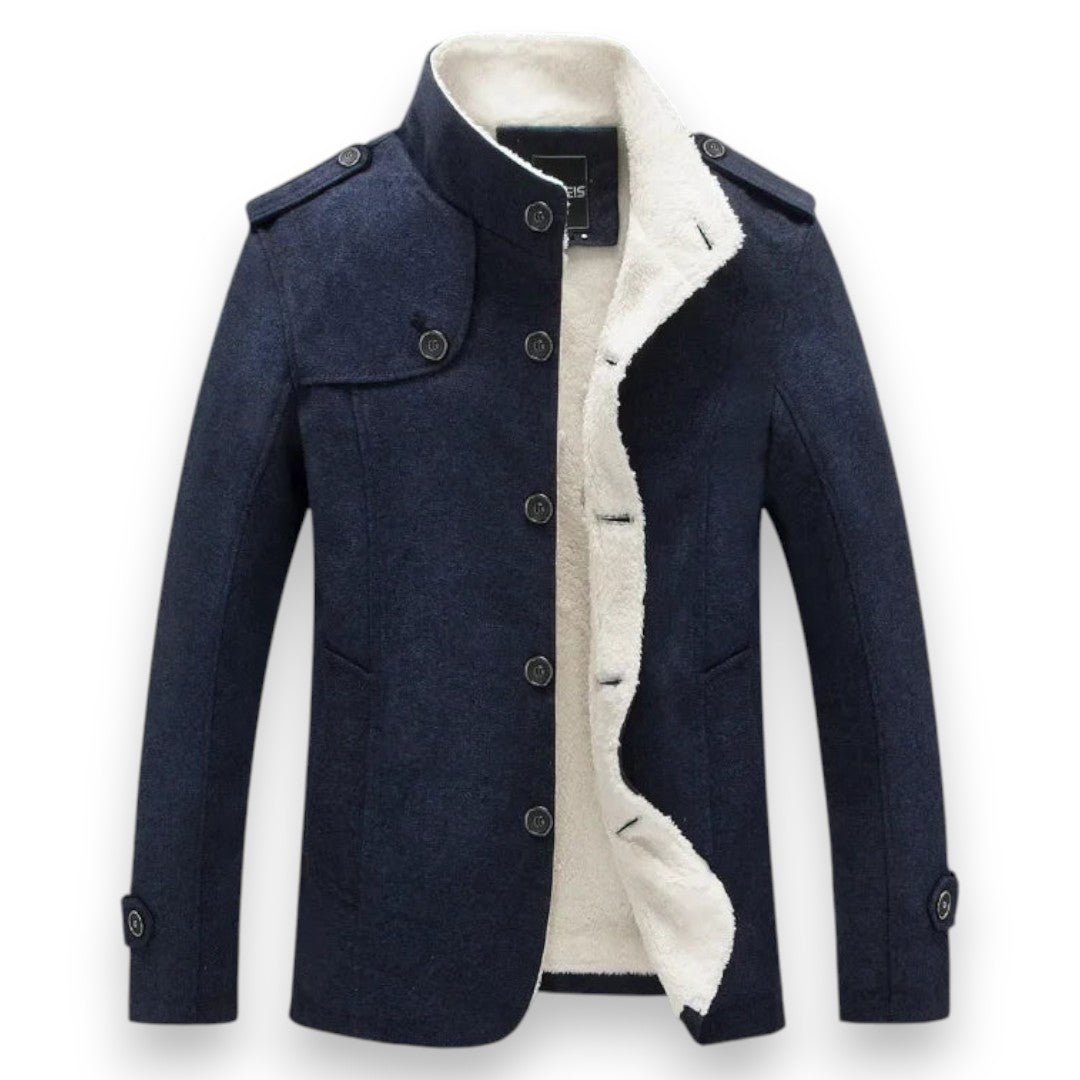 SaintGarnier™ | Fleece-Lined Wool Jacket