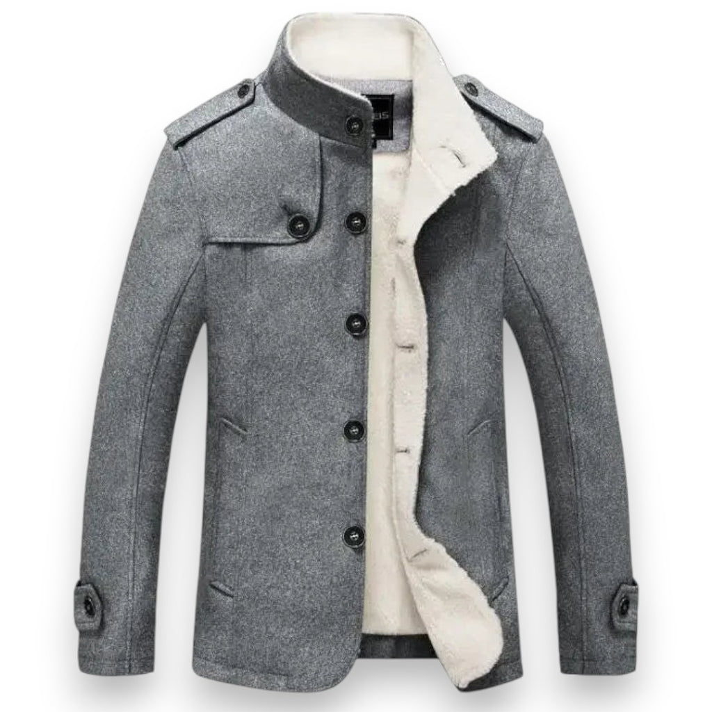 SaintGarnier™ | Fleece-Lined Wool Jacket