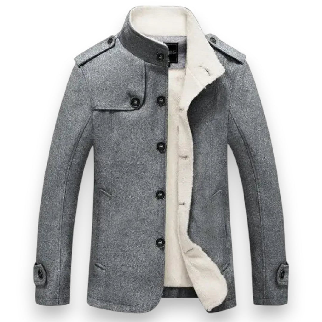 SaintGarnier™ | Fleece-Lined Wool Jacket