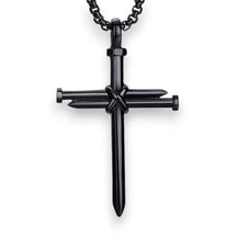 SaintGarnier™ | Forged Nail Cross Necklace – Faith & Strength