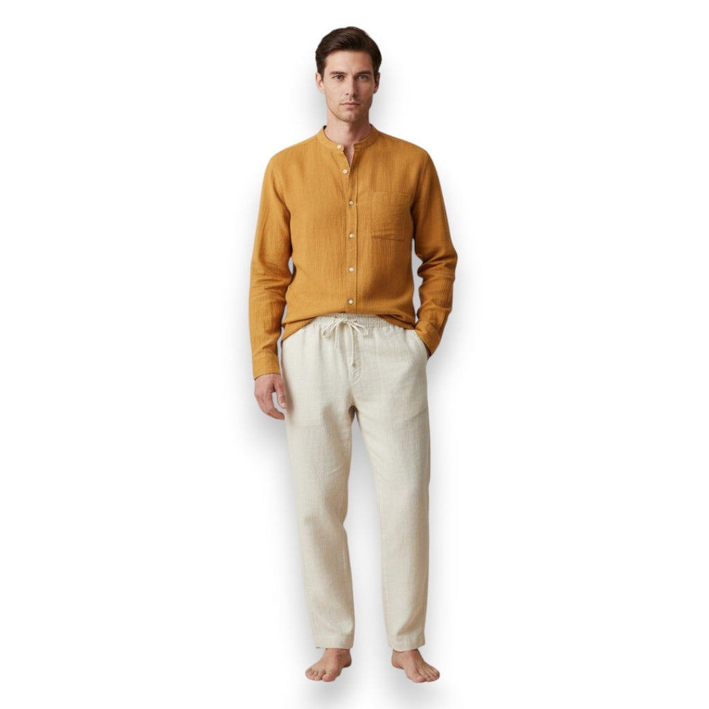 SaintGarnier™ | Golden Horizon Set – Long-Sleeve Shirt & Pants