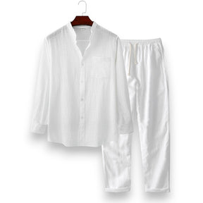 SaintGarnier™ | Golden Horizon Set – Long-Sleeve Shirt & Pants