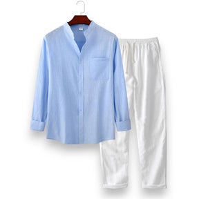 SaintGarnier™ | Golden Horizon Set – Long-Sleeve Shirt & Pants