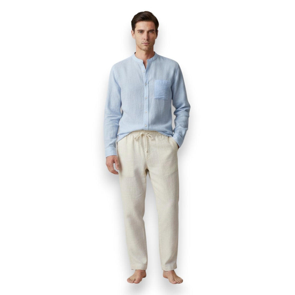 SaintGarnier™ | Golden Horizon Set – Long-Sleeve Shirt & Pants