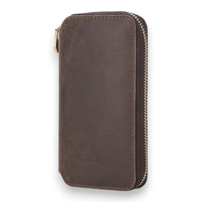 SaintGarnier™ | Handmade Vintage Leather Watch Storage Bag – Secure Elegance