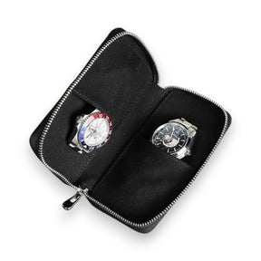SaintGarnier™ | Handmade Vintage Leather Watch Storage Bag – Secure Elegance