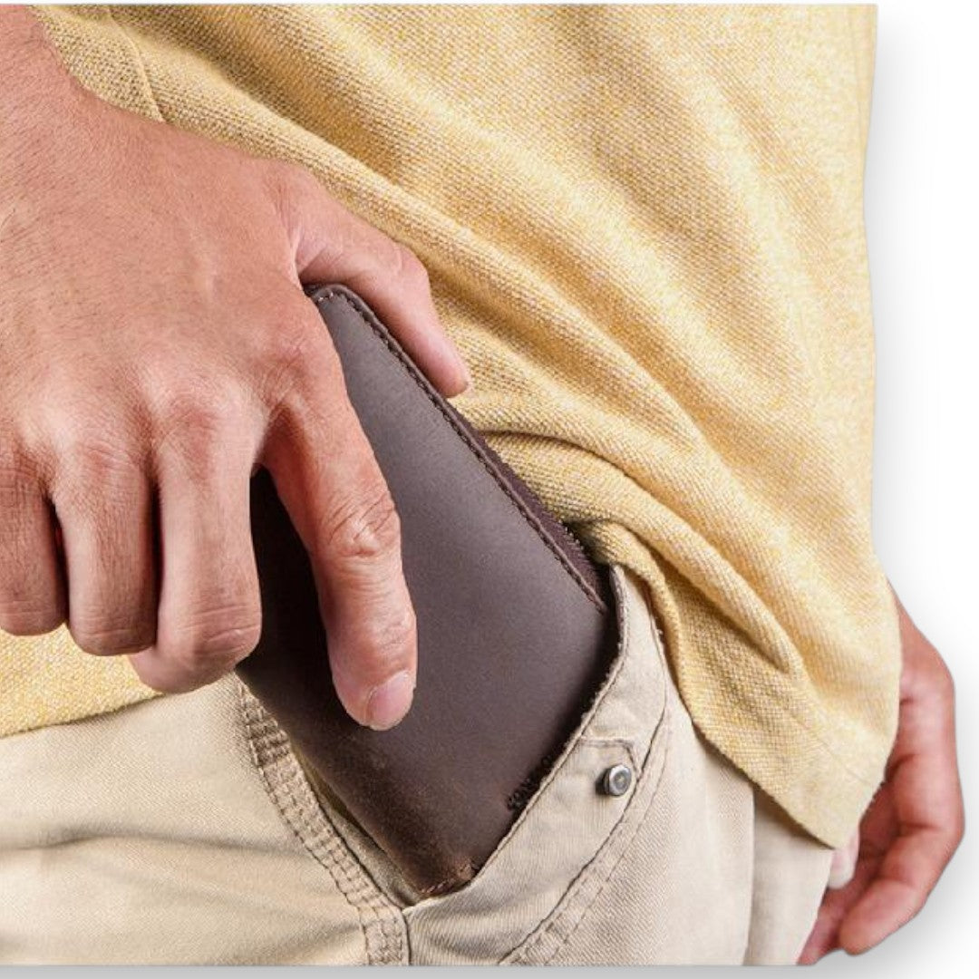 SaintGarnier™ | Handmade Vintage Leather Watch Storage Bag – Secure Elegance