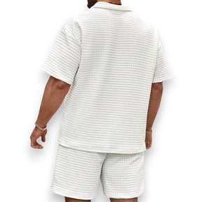 SaintGarnier™ | Justin Waffle Knit Lounge Set