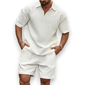 SaintGarnier™ | Justin Waffle Knit Lounge Set