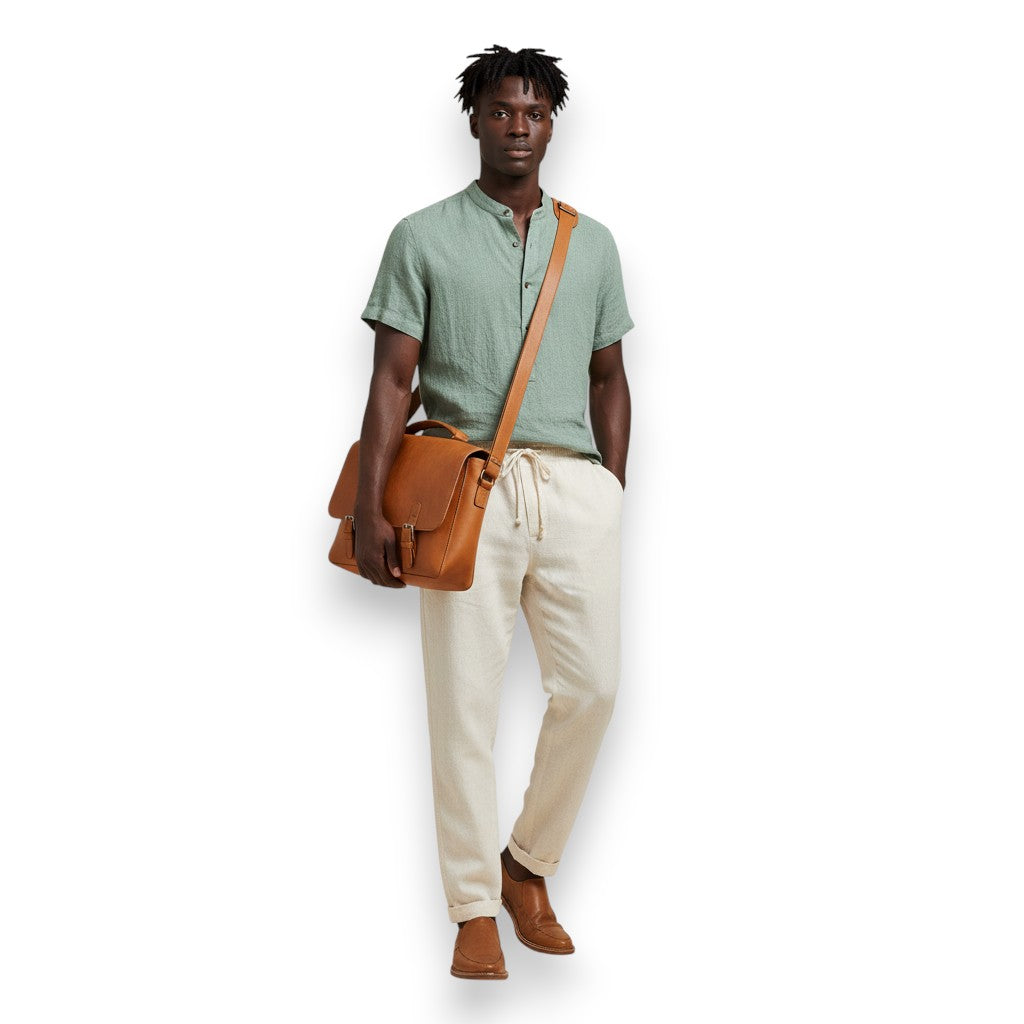 SaintGarnier™ | Linen Breeze Summer Set – Relaxed Shirt & Pants