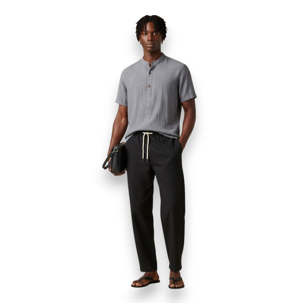 SaintGarnier™ | Linen Breeze Summer Set – Relaxed Shirt & Pants