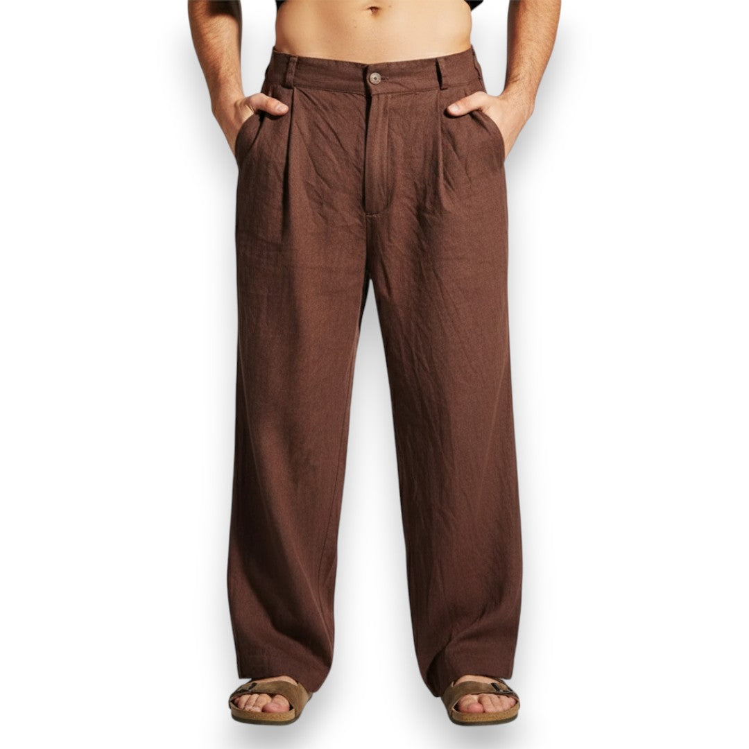 SaintGarnier™ | Linen Relaxed Fit Trousers