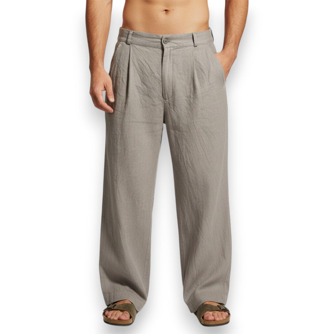 SaintGarnier™ | Linen Relaxed Fit Trousers