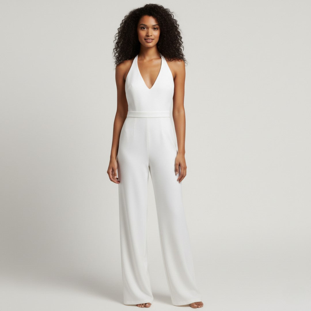 SaintGarnier™ | Lumière Pearl-Chain Jumpsuit