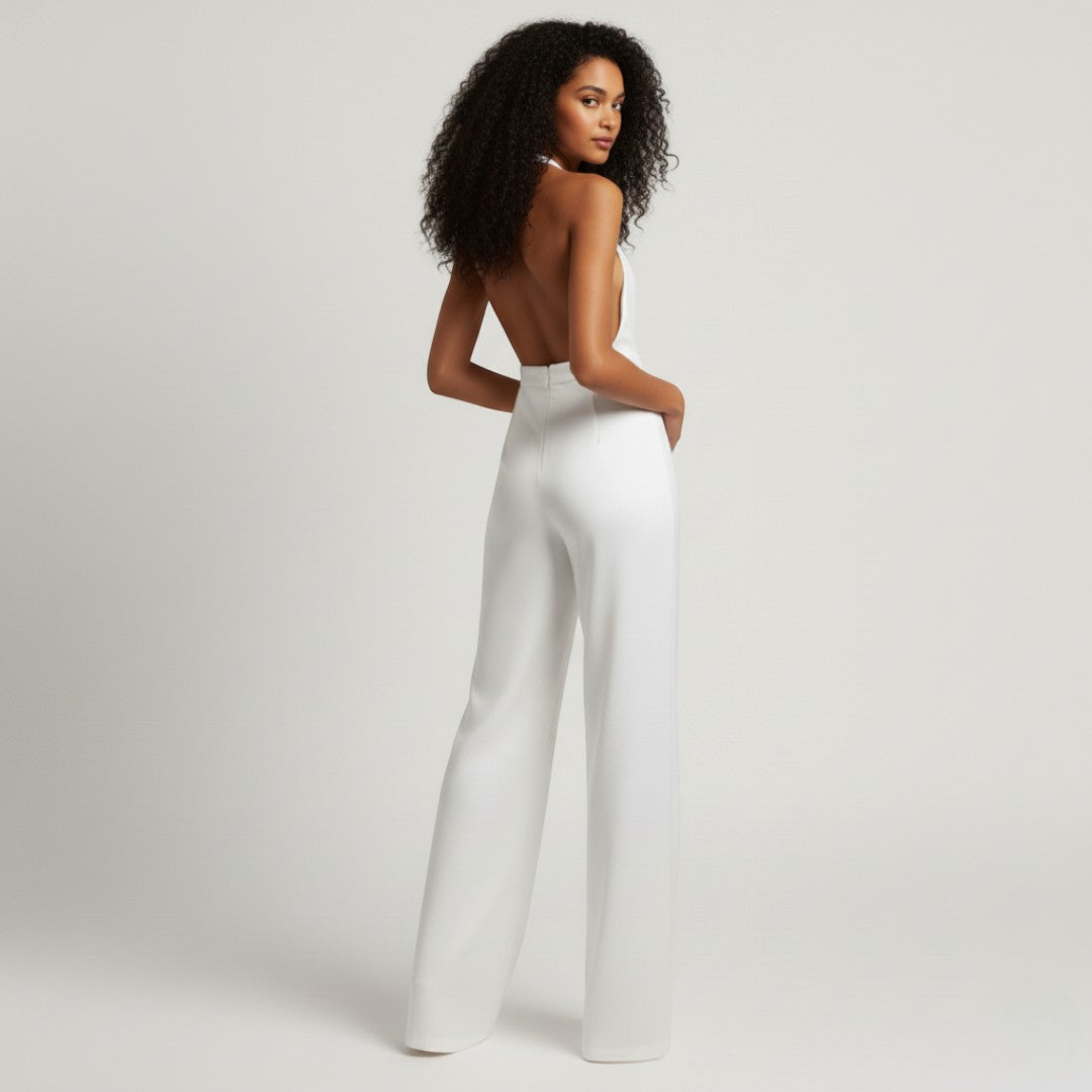 SaintGarnier™ | Lumière Pearl-Chain Jumpsuit