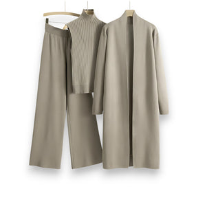 SaintGarnier™ | Luxe Knit Trio Set – Timeless Coziness